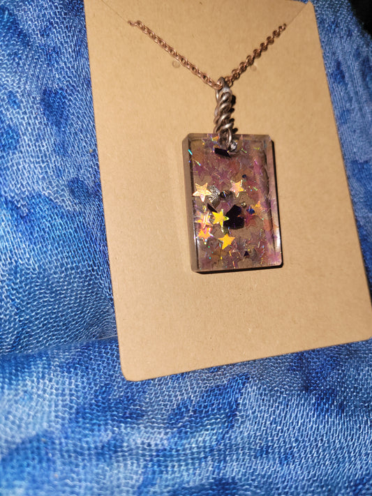 Resin necklace